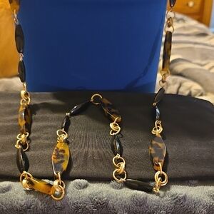 Chico's Black and Brown Necklace